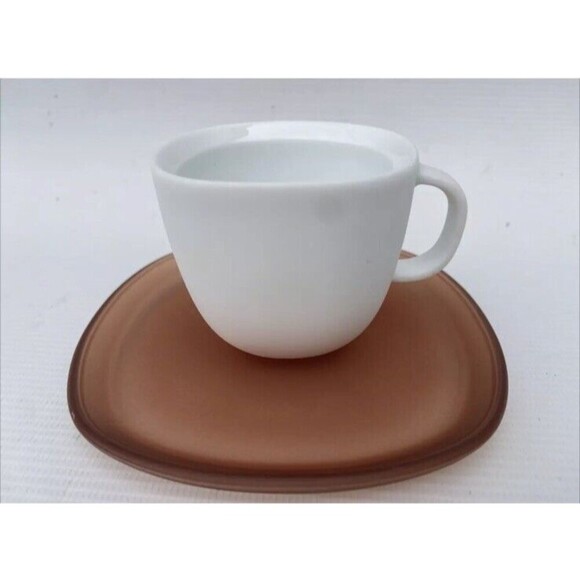 Nespresso Lume Collection Set of 2 Espresso Cup And Saucer NIB Rare - Picture 1 of 5